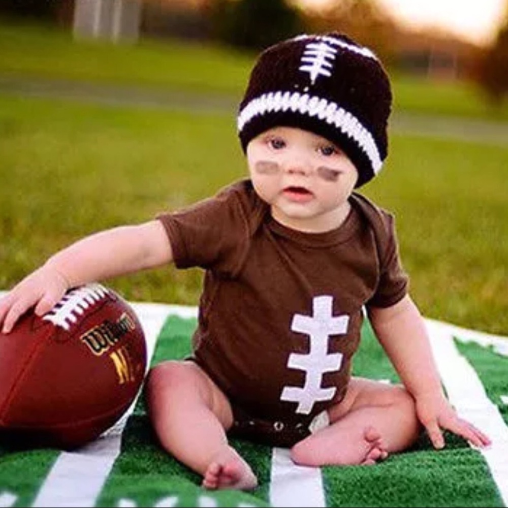 Baby Boy Football Onesie